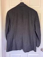Winter Luxe! Jos. A. Bank 100% Cashmere Charcoal Blazer - 46R