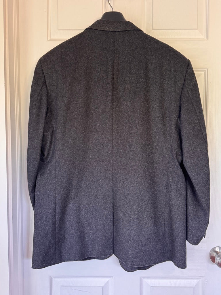 Winter Luxe! Jos. A. Bank 100% Cashmere Charcoal Blazer - 46R