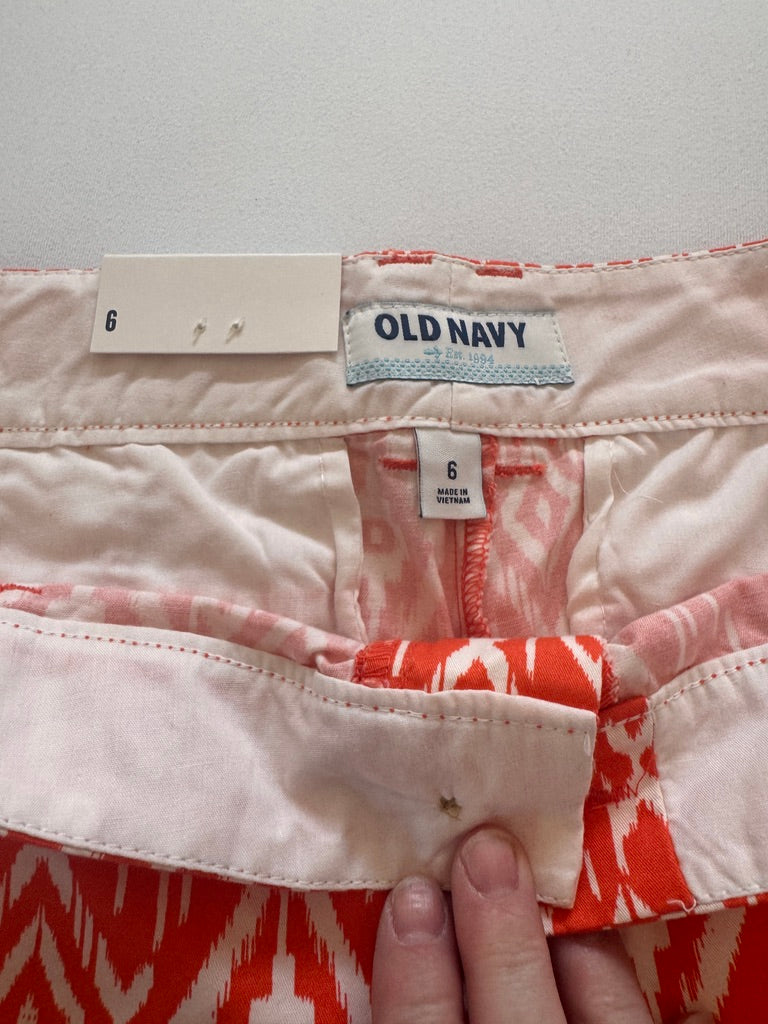 Vibrant! Old Navy Bright Ikat Print Shorts