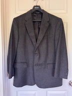 Winter Luxe! Jos. A. Bank 100% Cashmere Charcoal Blazer - 46R
