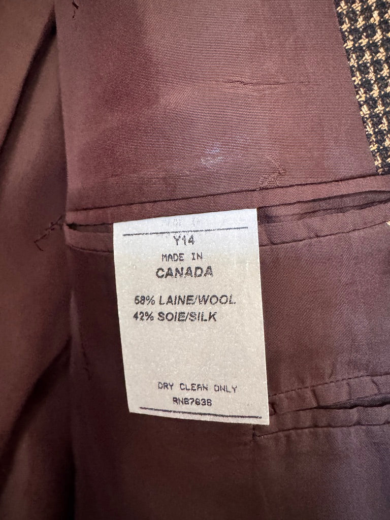 European Classic! Yves Saint Laurent for Men Wool & Silk Blazer |
