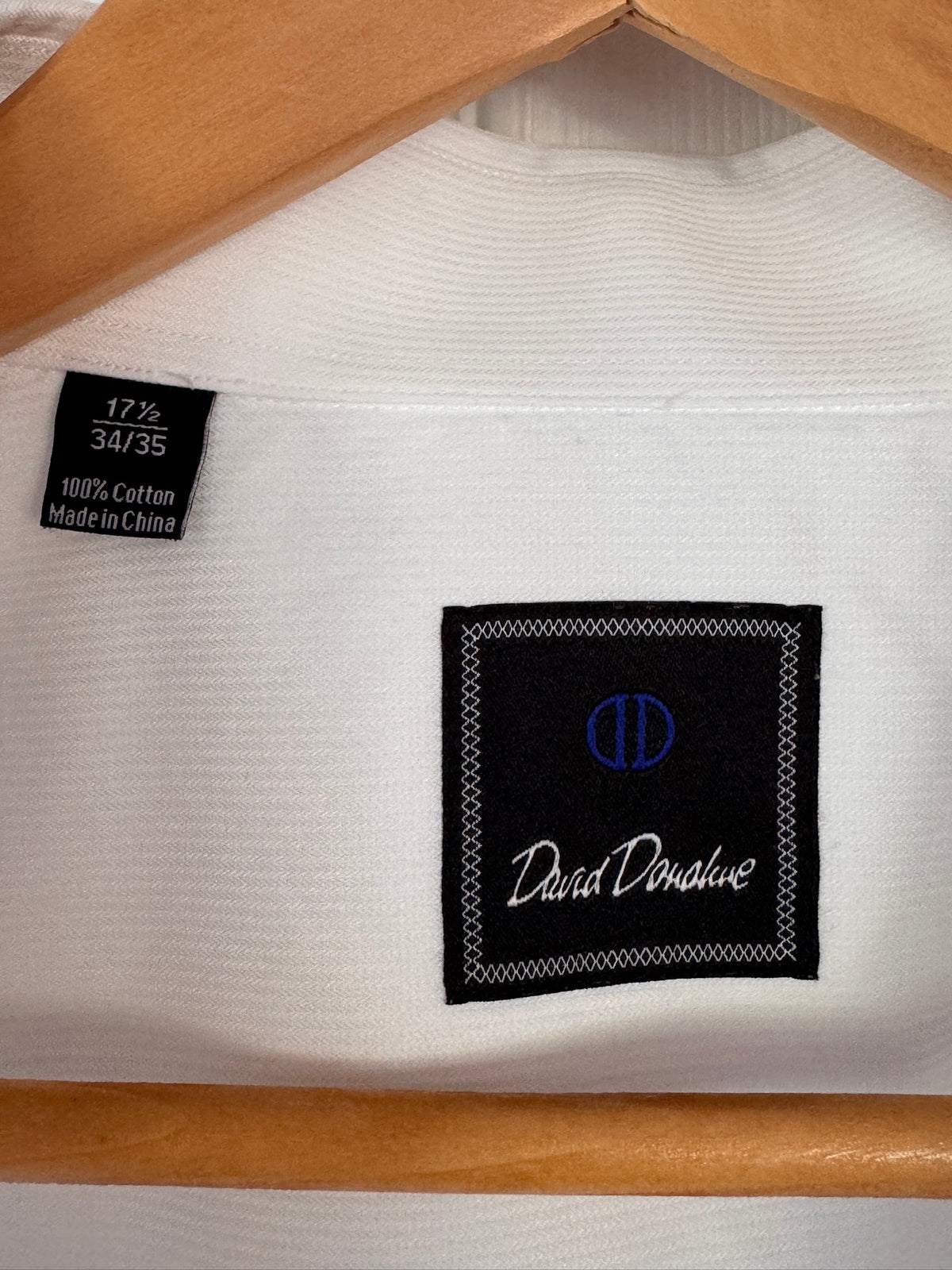 Refined! David Donahue White Twill Dress Shirt |