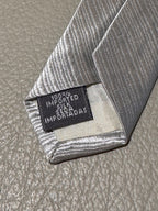 Handsome! Jones New York Silver 100% Silk Tie