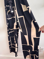 Avant Garde! Mango Satin Flutter Sleeve Jumpsuit (Size M, NWOT)