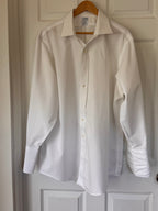Crisp Classic! Brooks Brothers White French Cuff Dress Shirt | Regent Fit |
