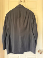 Yacht Club Classic! Jos. A. Bank Double-Breasted Navy Wool Blazer