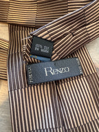 Striking! Renzo Men's 100% Silk Tie
