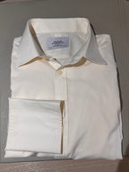 Refined Essential! Charles Tyrwhitt Ivory Pinpoint Oxford Dress Shirt