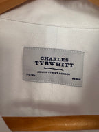 Refined! Charles Tyrwhitt White Herringbone Dress Shirt