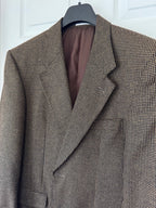 Italian Luxury! Ermenegildo Zegna Cashmere Blend Houndstooth Sport Coat