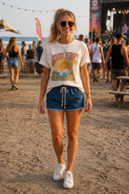 Summer Essential! Aerie Distressed Denim Lounge Shorts