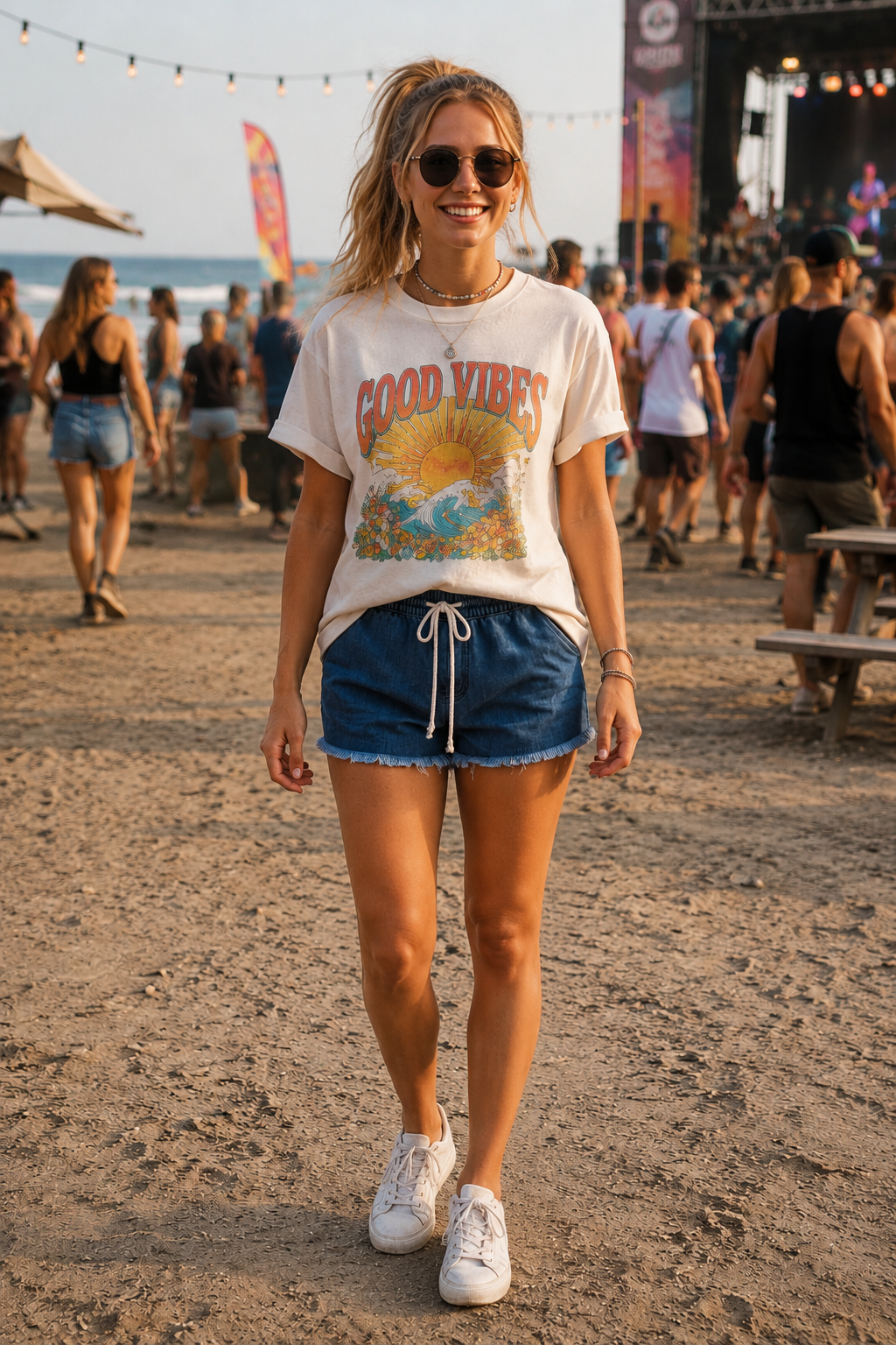 Summer Essential! Aerie Distressed Denim Lounge Shorts