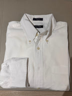 Casual Classic! Nautica White Button-Down Shirt | Men's Size L