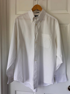 Casual Classic! Nautica White Button-Down Shirt | Men's Size L