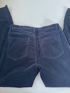 Classic! LOFT Modern Skinny Corduroy Pants in Navy (Size 6 / 28)