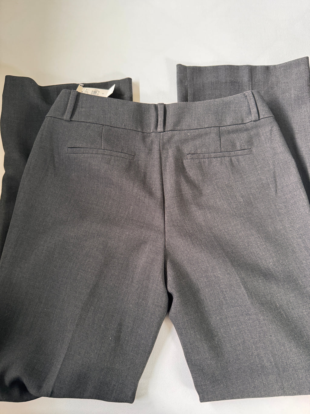 Gray pants on a white background