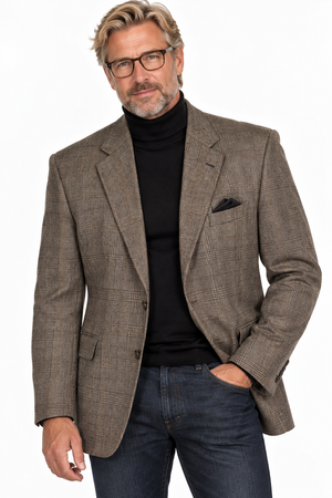 Fall Classic! Brooks Brothers 346 Men's Wool Plaid Sport Coat