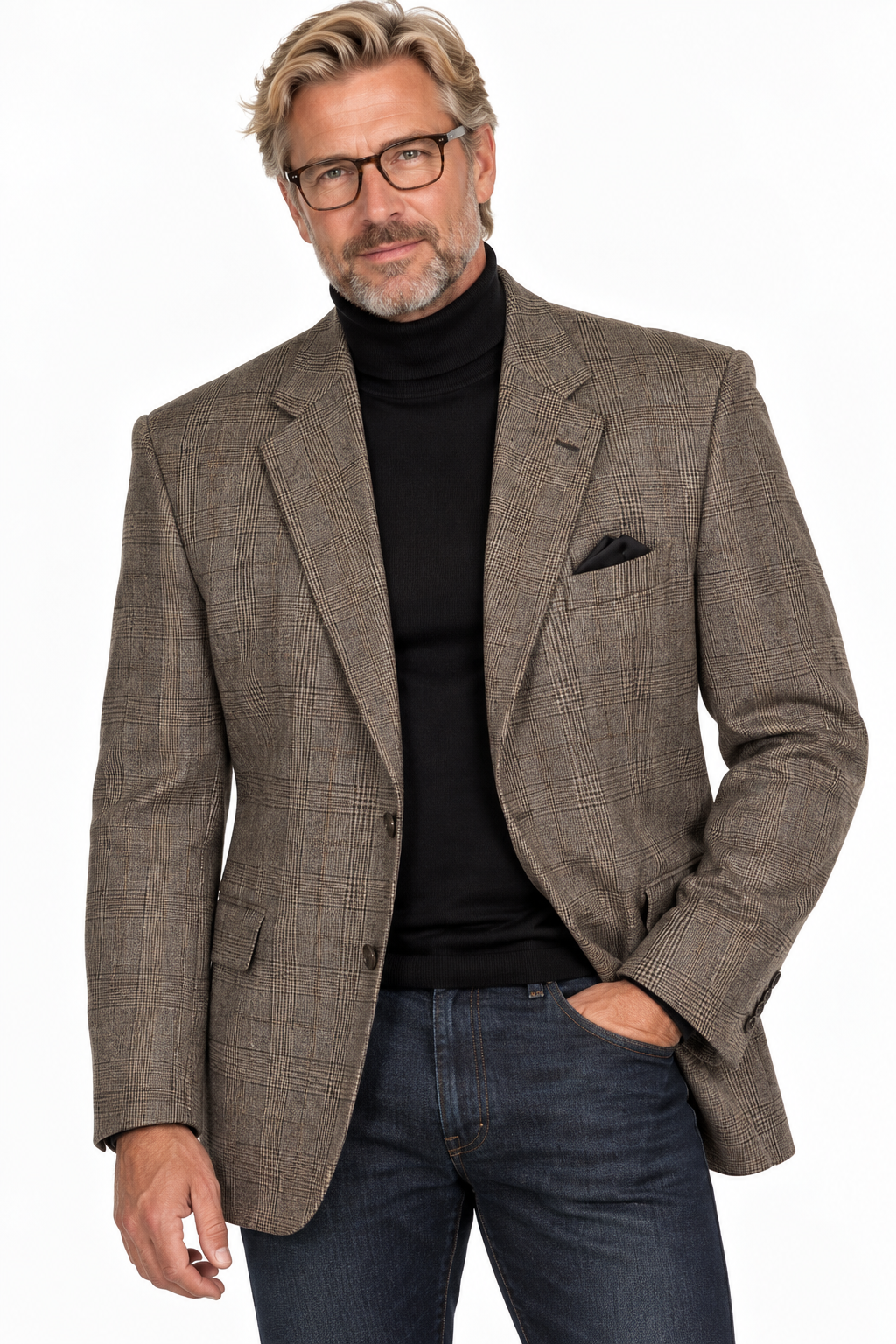 Fall Classic! Brooks Brothers 346 Men's Wool Plaid Sport Coat