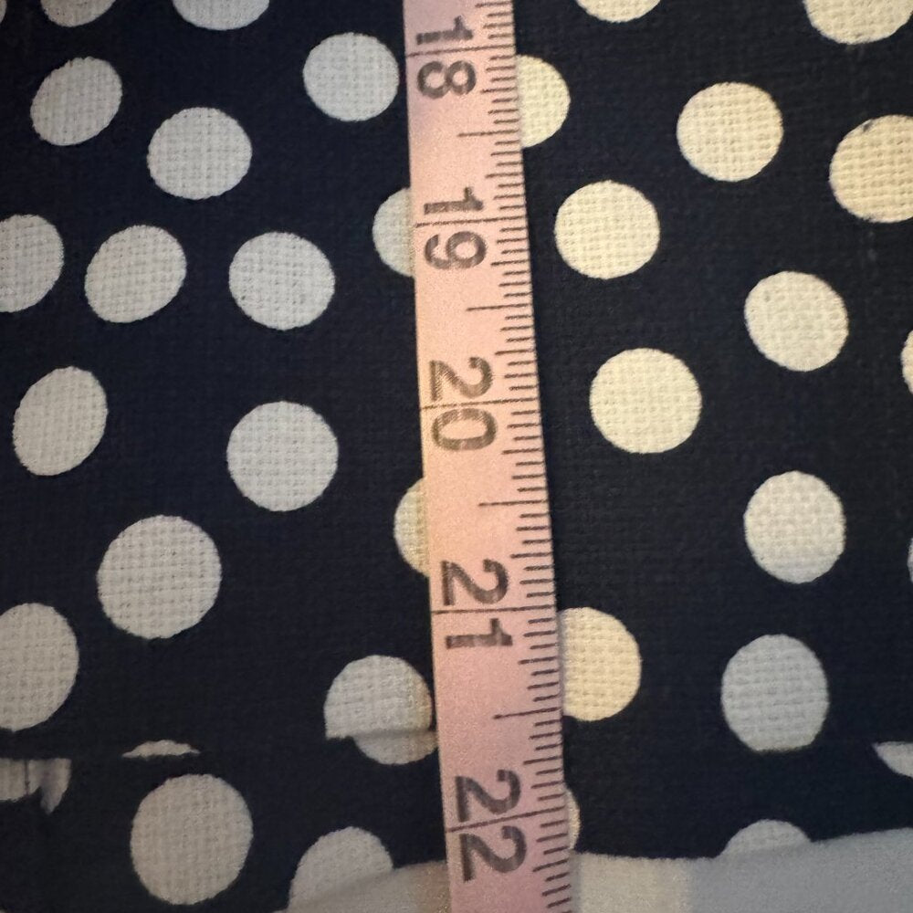 Classic! Brooks Brothers Navy Polka Dot Skirt — Size 10