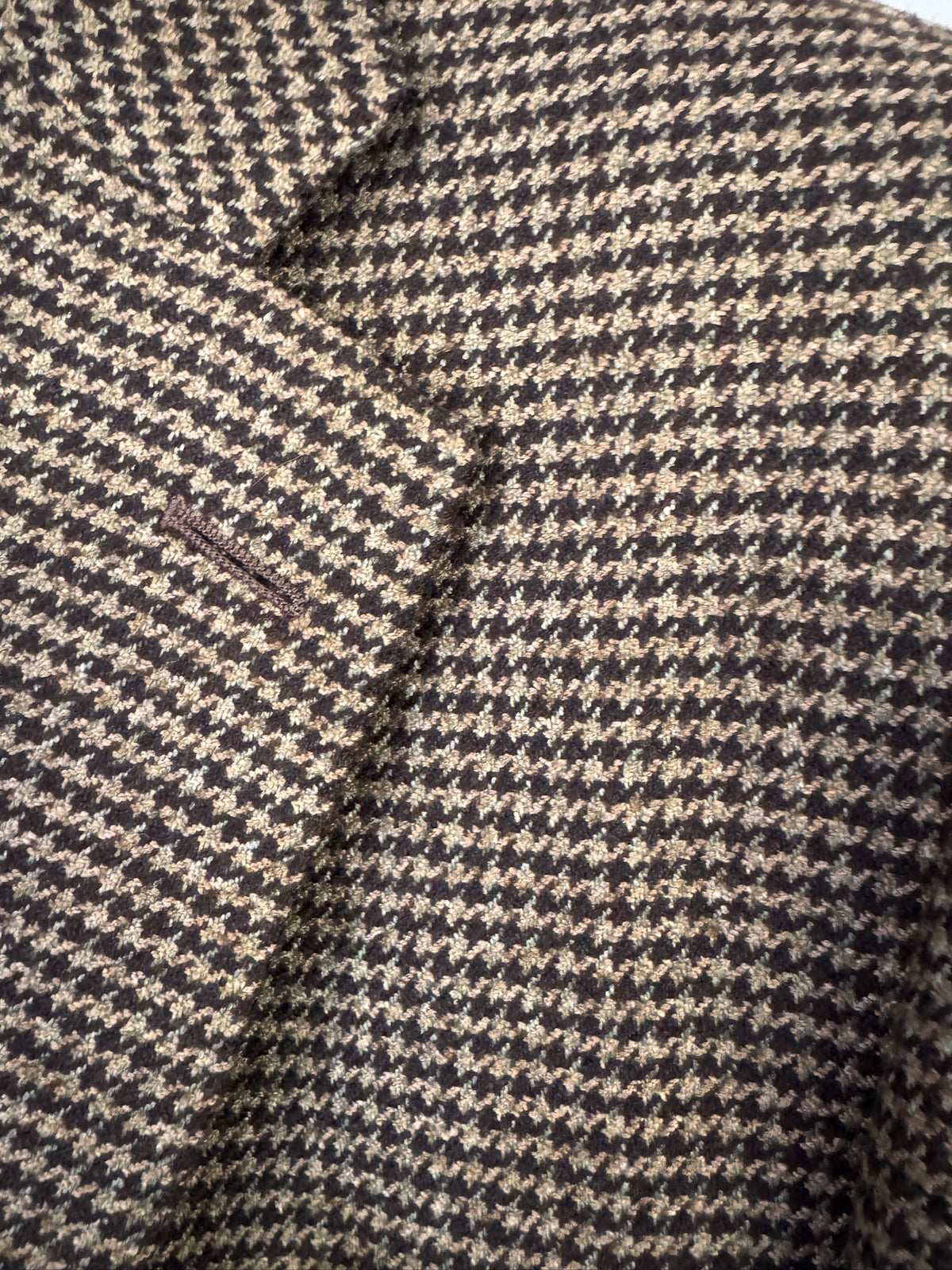 Italian Luxury! Ermenegildo Zegna Cashmere Blend Houndstooth Sport Coat