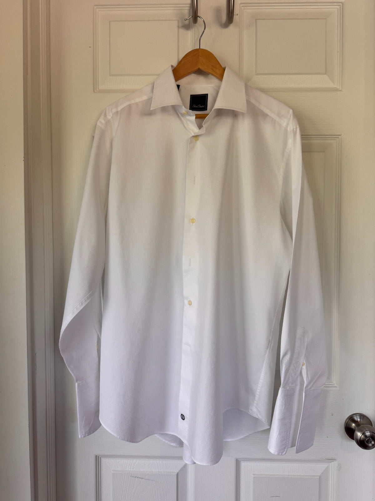Refined! David Donahue White Twill Dress Shirt |