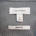 Handsome! Calvin Klein Infinite Slim-Fit Shirt — Blue & White Geo (Men’s Size M)