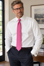 Refined! Charles Tyrwhitt White Herringbone Dress Shirt