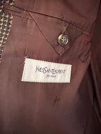 European Classic! Yves Saint Laurent for Men Wool & Silk Blazer |