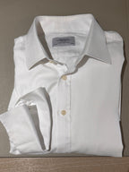 Refined! Charles Tyrwhitt White Herringbone Dress Shirt