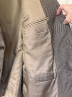 Refined Classic! Jos. A. Bank Tan & Black Plaid Blazer