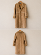 Luxe Layers! Express Full-Length Leather Coat