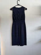 Flattering! Banana Republic Striped Knit Bodycon Dress