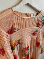 Blossoming! One Fine Day Romantic Bohemian Floral Blouse