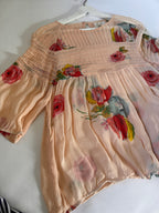 Blossoming! One Fine Day Romantic Bohemian Floral Blouse