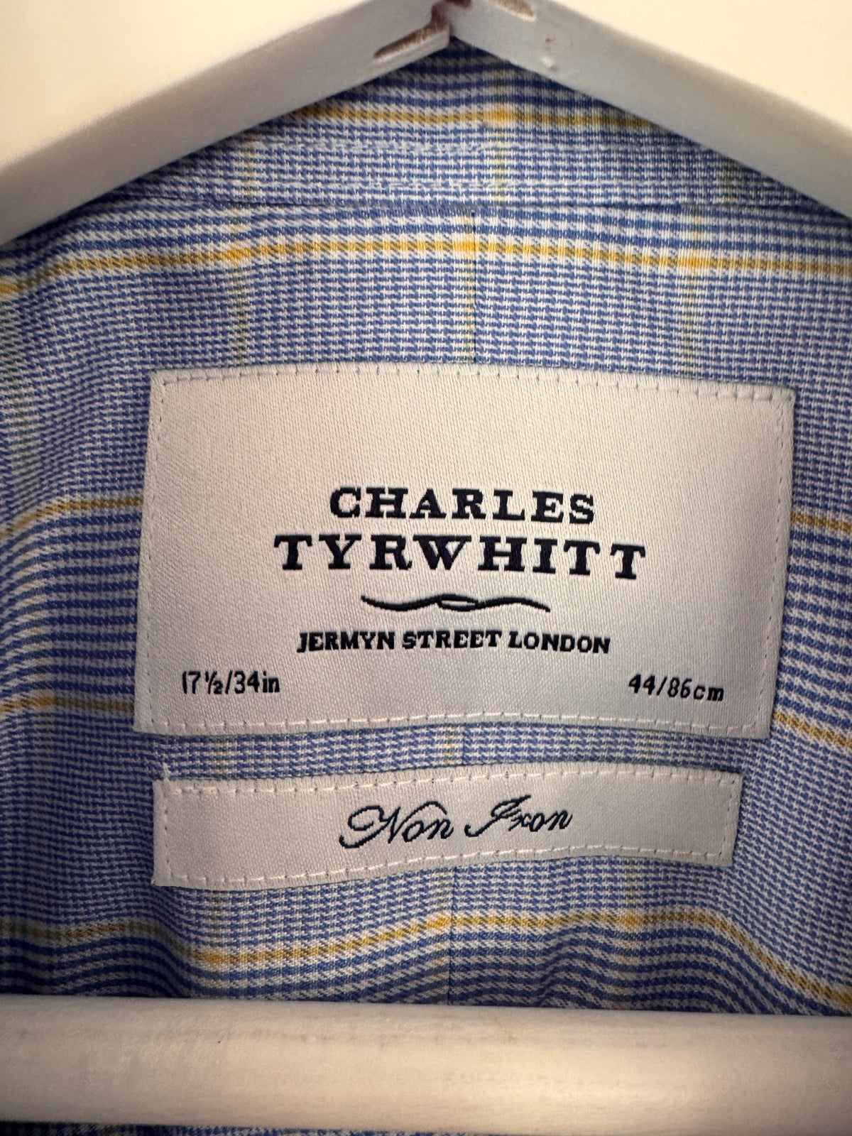 Distinguished! Charles Tyrwhitt Blue Plaid Dress Shirt