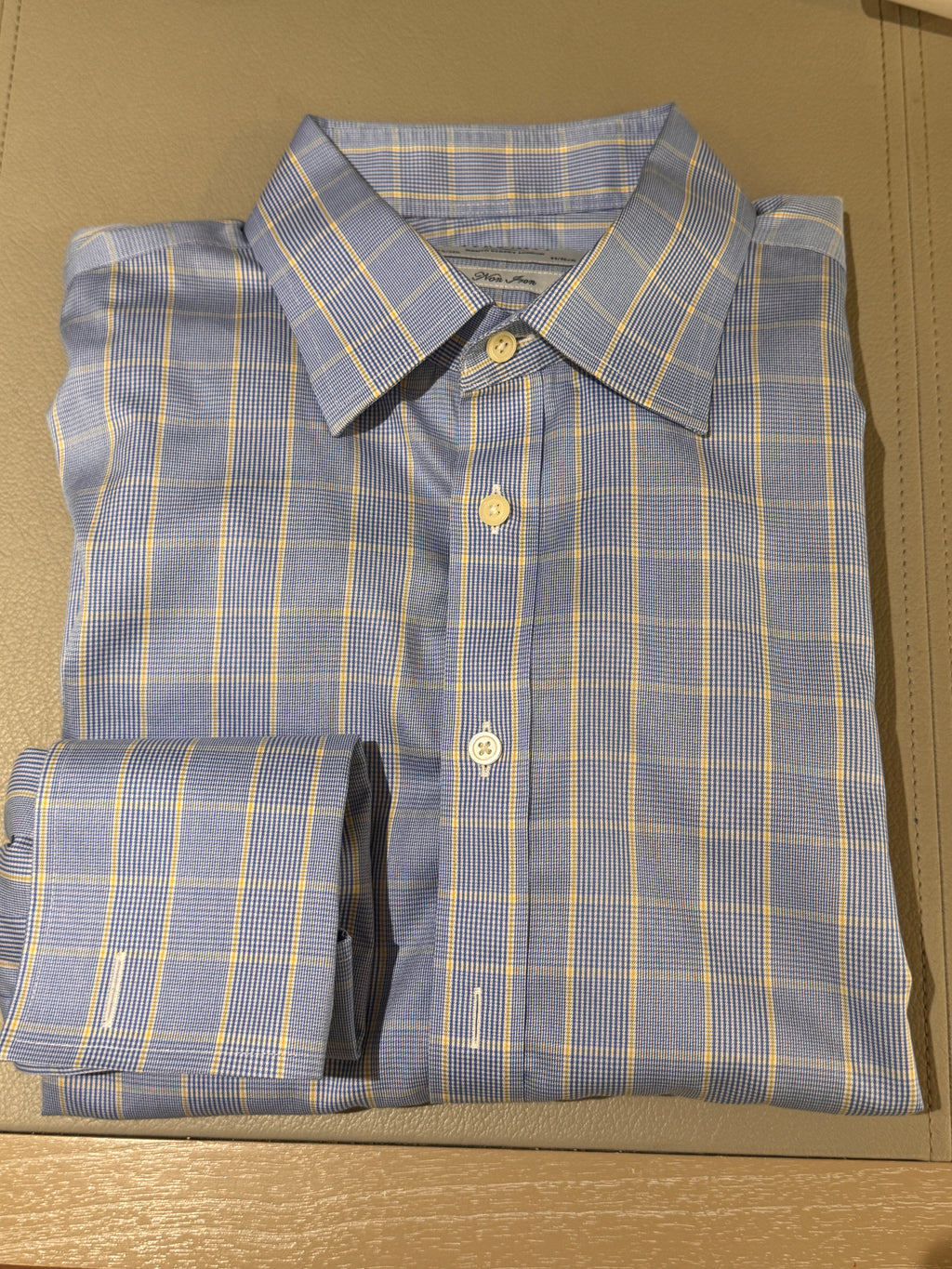 Distinguished! Charles Tyrwhitt Blue Plaid Dress Shirt