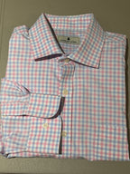 Fresh! Southern Pines Pink & Blue Gingham Button-Down Shirt