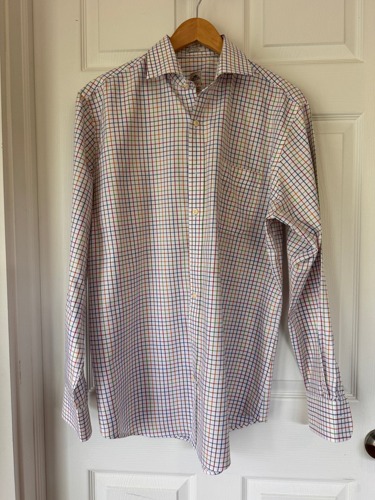Colorful Classic! Peter Millar Multicolor Check Shirt