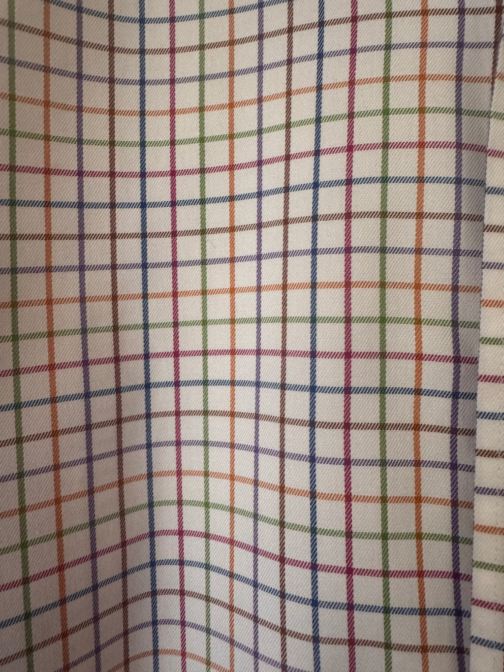Colorful Classic! Peter Millar Multicolor Check Shirt
