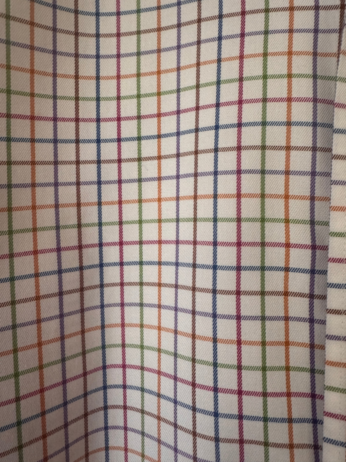 Colorful Classic! Peter Millar Multicolor Check Shirt