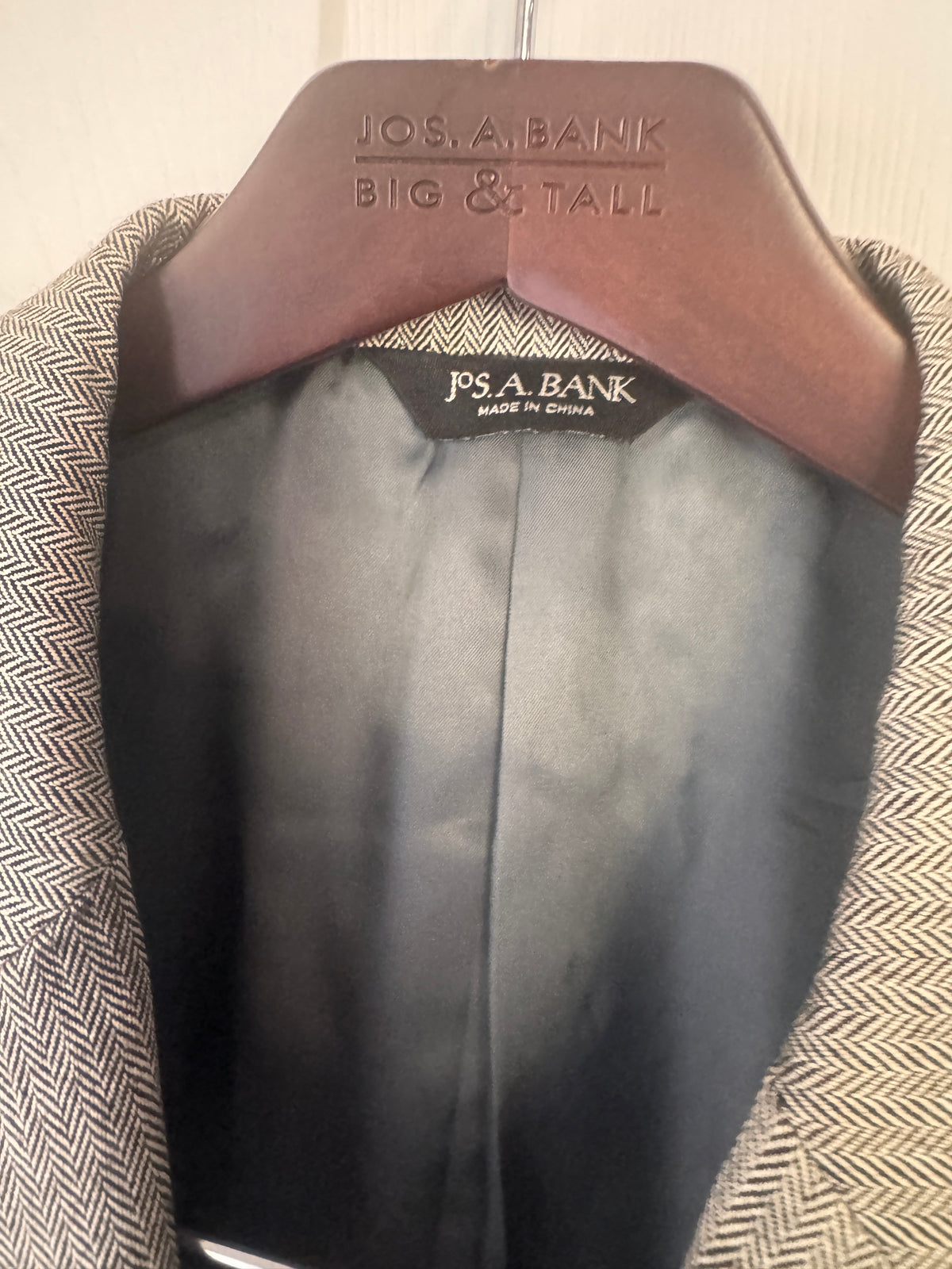 Distinguished! Jos. A. Bank Signature Collection Herringbone Jacket
