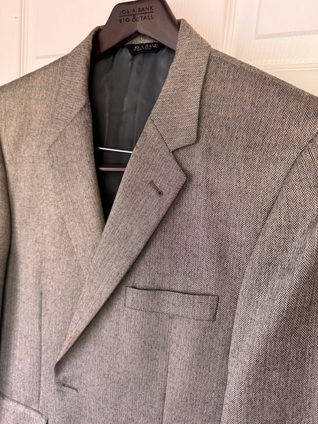 Distinguished! Jos. A. Bank Signature Collection Herringbone Jacket