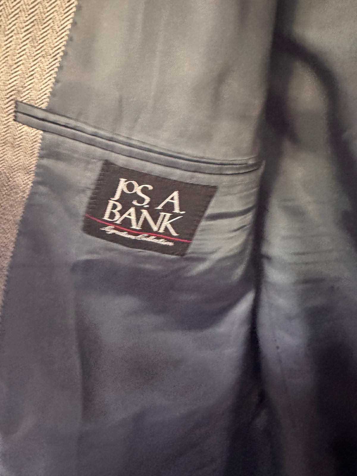 Distinguished! Jos. A. Bank Signature Collection Herringbone Jacket