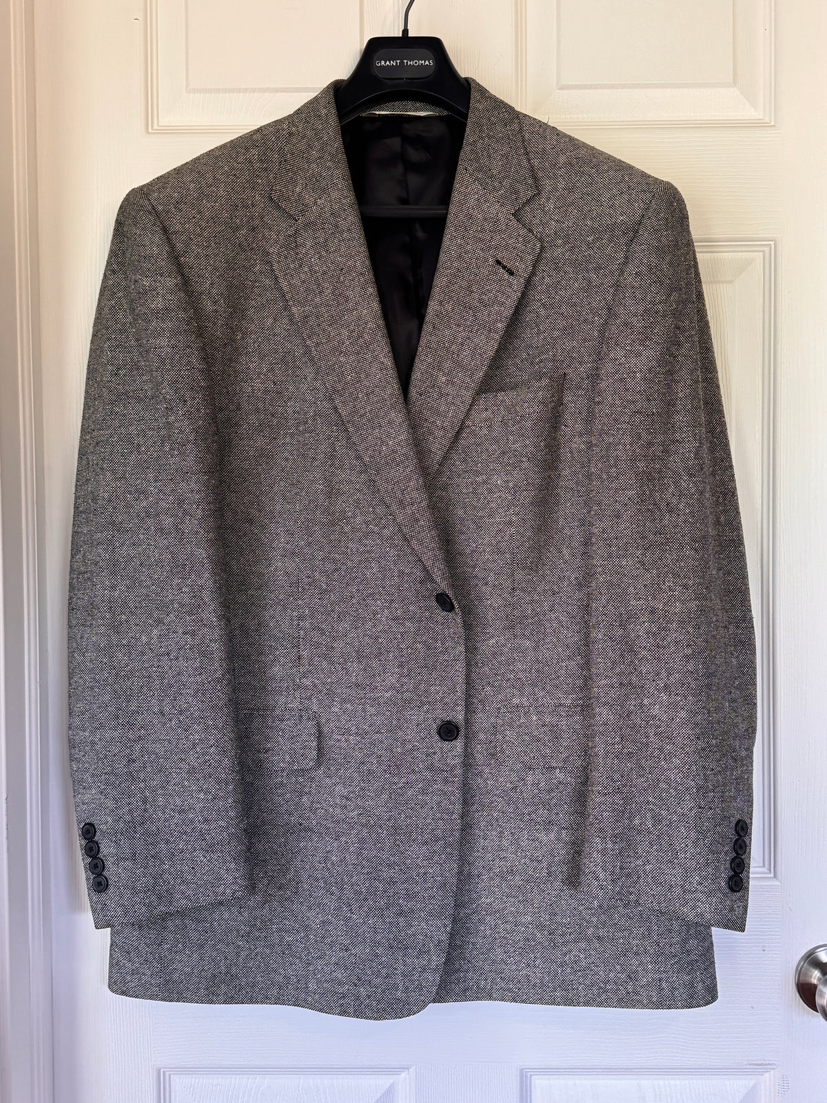 Distinguished! Versini Gray 100% Silk Men's Sport Coat |