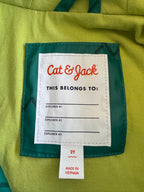 Imagine Dragon!  Cat & Jack Dragon Raincoat — Green & Yellow (Size 2T)