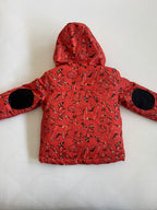 Adventure-Ready! Cat & Jack Fox Print Puffer Jacket — Red (Boys 3T)