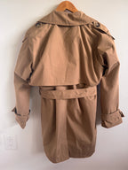 Classic! Abercrombie & Fitch Khaki Belted Trench Coat (Size Medium)