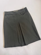 Modern Edge! Nice Things Pewter Green Split Front Skirt (Size M, NWT)