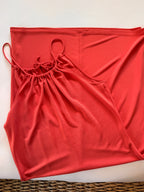 Coral Crush! Ann Taylor Halter A-Line Dress