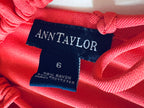 Coral Crush! Ann Taylor Halter A-Line Dress